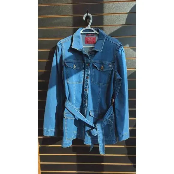 Kimes Ranch Becca Denim Shacket Jacket Large - Picture 1 of 4